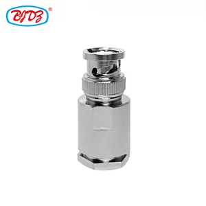 Factory directly BNC Male Plug Clamp screw for LMR300 LMR-300 5D-FB 5DFB RG6 RF Cable RF Coax Coaxial connector