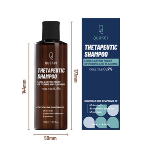 Qquaker Anti-Dandruff Seborreic <span class=keywords><strong>Dermatitis</strong></span> 0.5% Champú de alquitrán de hulla Tratamiento del cuero cabelludo Libre de escamas para hombres y mujeres - Product Image 6