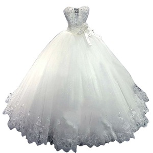 Robe de mariée longue d'été pour femme, style Spot Star, taille mi-haute, sans manches, blanche, vente en gros d'usine - Product Image 5