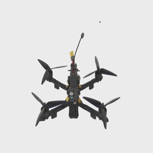 Dron FPV de Largo Alcance de 5 Pulgadas, Conjunto Completo con Motor de 1300KV, ESC 4 en 1 de 55A, VTX de 2W, Cámara de 1500TVL, Quadcopter de Carreras FPV 6S - Product Image 1