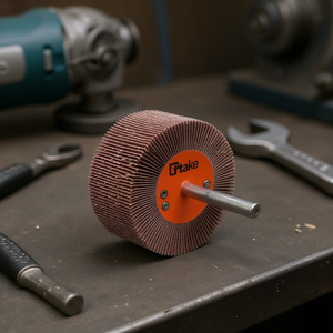 Ttake Abrasive Flap <b>Wheel</b> 30x10 Mm 240 Grit 6 Mm Shaft For <b>Grinding</b> - Product Image 3