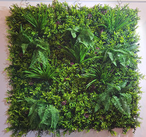 O-G004 Caja de Pared de Césped <span class=keywords><strong>Artificial</strong></span> Verde, Seto de Boj, Planta <span class=keywords><strong>Artificial</strong></span>, Pared de Césped Verde para Decoración de Jardín Vertical del Hogar - Product Image 1