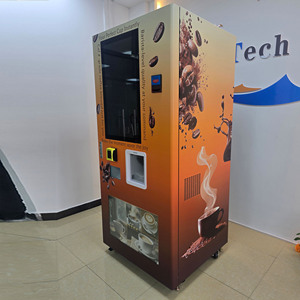 Commercial <b>Coffee</b> & <b>Hot</b> <b>Chocolate</b> Vending <b>Machine</b> with Touchscreen SDK Function Wi-Fi/Ethernet/4G LTE 150pcs Capacity for Cafe - Product Image 5