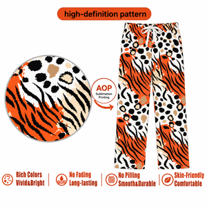 Ärmellose Herren-Pyjama hose aus 100% Polyester Print on Demand Home Wear für den Frühling Sommer Herbst-Thermisch gestrickte Schlaf hosen - Product Image 5