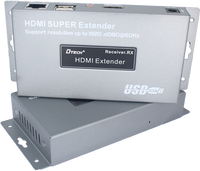 Pour un prolongateur KVM IP de haute qualité Cat5/Cat6 150m avec prise en charge 1080P 60Hz et 3D/HD