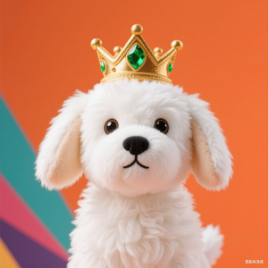 Giocattolo di peluche personalizzato produttore di animali di peluche giocattoli con uniforme personalizzare il tenente cane Charlie peluche Charilie re re - Product Image 4