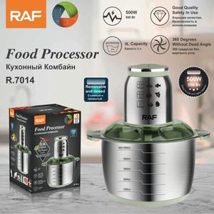 1000W Electric Food Chopper 5L Stainless Steel Commercial Kitchen Meat Vegetable Grinder Safe Operation for Home Use - Product Image 2