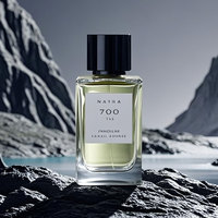 Bouteilles de parfum en verre de forme carrée à couvercle personnalisable 30ml 50ml 100ml bouteille de parfum vide rechargeable