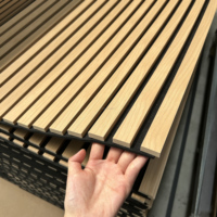 Panneau mural acoustique moderne, panneau décoratif absorbant le son pour panneau mural intérieur