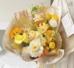 Cream White Honeycomb <b>Paper</b> Recyclable Biodegradable Kraft <b>Paper</b> for Bouquet Wrapping-Thickened Grid <b>Pattern</b> Gift Packaging - Product Image 2