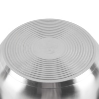 Nouvel arrivage d'autocuiseur en acier inoxydable 6L en forme de ventre en aluminium de qualité alimentaire avec poignée en bakélite pour cuisinières à induction au gaz
