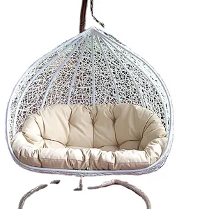 <span class=keywords><strong>Silla</strong></span> <span class=keywords><strong>colgante</strong></span> doble de ratán sintético, sillón <span class=keywords><strong>colgante</strong></span> de mimbre, ratán, nuevo modelo 2015 - Product Image 5