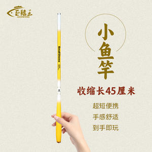 Canne à pêche Smallkong Stream 2M ultra légère à action rapide pour carpe crucianale avec anneaux SIC - Product Image 5