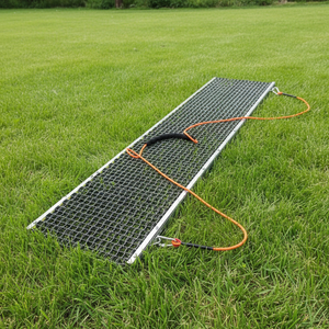 Tapis de dragage robuste en acier galvanisé, <span class=keywords><strong>maille</strong></span> métallique <span class=keywords><strong>rigide</strong></span> 3x4ft 6x4ft pour le terrains de baseball, le nivellement des pelouses, les allées et le traitement du sol - Product Image 1