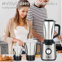 Fruit 1000W Mengmachine Huishoudelijke Vleesmolen Mixer Roestvrij Staal Automatische Sapcentrifuge Blender Voedselverwerker