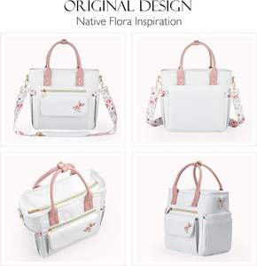 กระเป๋าเก็บความเย็นแบบฟรี พร้อมโลโก้ จัดส่งฟรี สำหรับส่งอาหาร กระเป๋าเก็บความร้อนแบบใช้ซ้ำได้ ทำจากผ้าไม่ถักทอเคลือบฟอยล์อะลูมิเนียม สำหรับเก็บอาหาร - Product Image 4