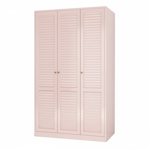 ארון בגדים יוקרתי ורוד עם דלתות מרומם | מודרני בגדים פנים מתקפלים ארון בגדים לחדר שינה - Product Image 1