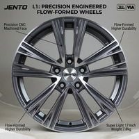 Rines Flow Formed 17x7.5J 5x112 ET35 Listos para Enviar, Compatibles con Mercedes Benz Clase C y E, Audi A3 A4, VW Polo Golf, MOQ Bajo