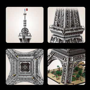 Bloques de Construcción de la Torre Eiffel, <span class=keywords><strong>Compatibles</strong></span>, 10001 Piezas, Modelo Alto 10307, Plástico ABS, Arquitectura de París, Regalo de Cumpleaños para Niños - Product Image 5