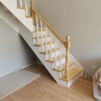 Escaliers en bois massif sur mesure pour appartement loft, villa, maison - Vente directe d'usine