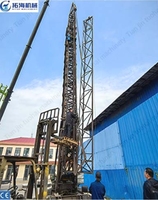 Grue à tour auto-éreignante rapide QTK25 avec capacité de 3 tonnes et boîte de vitesses et moteur - Exportée dans le monde entier