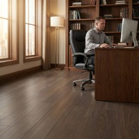 Plancher en bois massif de bouleau insonorisant 14 mm, finition antibactérienne, garantie 5+ ans pour cuisines et salles de bain