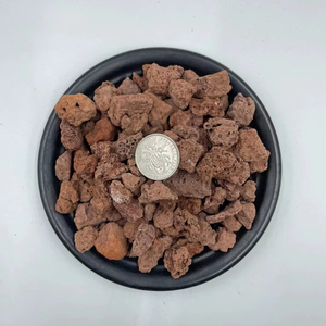 Rocce di Lava vulcanica rossa naturale pietre Decorative di ciottoli <span class=keywords><strong>per</strong></span> l'abbellimento del giardino Top Dressing cactus succulente Bonsai No chimico - Product Image 1