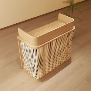 Mostrador de Recepción Pequeño <span class=keywords><strong>Blanco</strong></span> para Clínicas de Belleza y Salones, Diseño Simple para Caja Registradora - Product Image 1