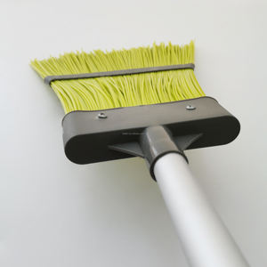 <span class=keywords><strong>Balai</strong></span> de jardin télescopique rigide avec poils rigides en PP pour balayage extérieur et pelouse - Product Image 3