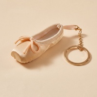 Porte-clés et breloque de sac en forme de pointe de danse pour fille, accessoires de ballet, cadeau