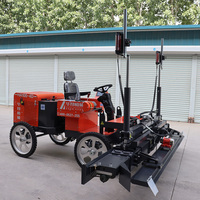 Machine de nivellement laser pour pompe à béton, moteur haute performance à quatre roues 22KW/30HP, récepteur Komec allemand, 2000 m²/jour