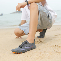 Chaussures aquatiques minimalistes à cinq doigts avec trous de drainage, semelle en caoutchouc antidérapante, séchage rapide, pour la course, la marche, la natation et la plage