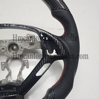 Nouveau produit phare : Volant en cuir perforé avec fibre de carbone et LED pour Infiniti G27 G37