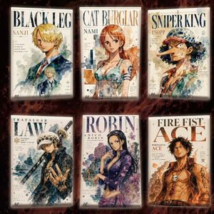 Affiche en carton imprimée couleur intégrale <span class=keywords><strong>One</strong></span> <span class=keywords><strong>Piece</strong></span>, carte Shikishi, <span class=keywords><strong>Luffy</strong></span> : Récompense de récompense de la prime, jeu de table, décoration murale, objet de collection - Product Image 5