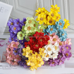 Arrangement de <span class=keywords><strong>fleur</strong></span> de <span class=keywords><strong>cloche</strong></span> en argent immortel fait à la main vraie <span class=keywords><strong>fleur</strong></span> séchée naturelle pour la décoration de fête de Pâques de mariage à la maison - Product Image 1