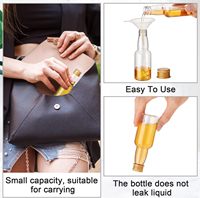 Faveurs de fête Mariages 2 oz Mini bouteilles en plastique vides pour spiritueux Mini bouteilles à liqueur pour shots d'alcool