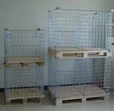 Rouleau de stockage en entrepôt <span class=keywords><strong>Cage</strong></span> de stockage en grillage avec roue - Product Image 3