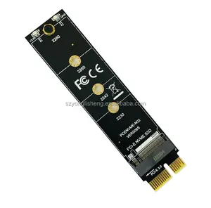 M.2 NVMe SSD PCI-E adaptörü PCI Express 3.0 M x 1 M x 1 M anahtarı konektörü yüksek hızlı genişleme kartı desteği 2230 2242 2260 2280 boyutu M.2 SSD