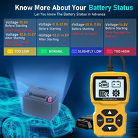 12V OBD II Lector DE CÓDIGO DE VEHÍCULO Nuevo Amarillo V750 Herramientas de diagnóstico automotriz Escáner OBD2