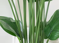 Plantas Artificiales en Oferta, Hojas Verdes, Palmeras Artificiales, Planta del Viajero, Planta del Banano, para Decoración de Interiores, Hoteles