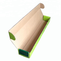 Boîtes d'expédition industrielles personnalisées Long carton ondulé tapis tapis footcloth emballage unique papier stratifié UV mat