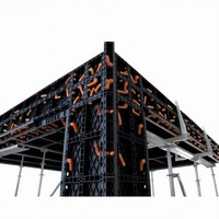Panneaux de coffrage en plastique ABS CONSO P80, système de coffrage en béton réutilisable haute résistance pour la construction