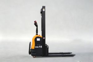 Apilador Eléctrico de Paletas de 1.5 Toneladas, Altura de Elevación de 3 Metros, Apilador Manual, Montacargas, Equipo de Manejo de Materiales para Almacenes - Product Image 2