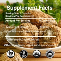 Suplemento de Raíz de Maca en Cápsulas, Extracto de Raíz de Maca para Hombres y Mujeres, Venta Caliente OEM ODM