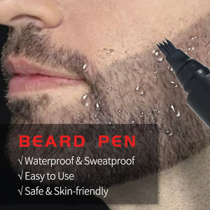 Marque privée Étanche Barbe Stylo Brosse Peigne Longue Durée Barbe fabricants Façonner Rafraîchissant Barbe <span class=keywords><strong>Crayon</strong></span> De Remplissage Pour Hommes - Product Image 3