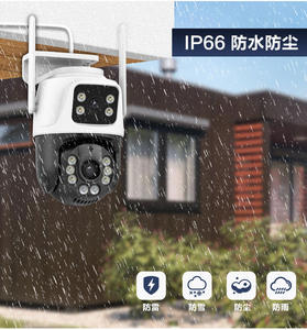 8MP 4K WiFi Smart Video Cámara PTZ para exteriores Hogar 360 Lente dual <span class=keywords><strong>ICSee</strong></span> APP IP WiFi CCTV Red Cámara de seguridad inalámbrica - Product Image 6