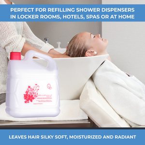 Shampoo rafraîchissant à la kératine Q8, 135 oz |   100% Vegan et <span class=keywords><strong>sans</strong></span> cruauté envers les animaux |   Shampoo hydratant pour tous types de cheveux |   Taille de recharge en gallon - Product Image 1