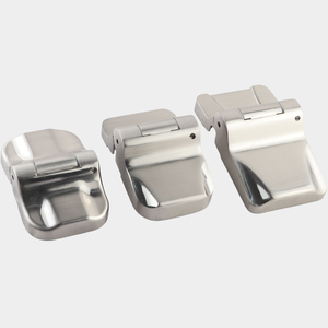 Bisagra para Mamparas de Baños Públicos de Acero Inoxidable con Cierre Automático y Amortiguación Silenciosa, Accesorio de Ferretería, Tamaños Pequeño, Mediano y Grande - Product Image 1