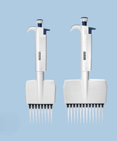 Pipette multicanal réglable à 8 canaux, calibration facile, autoclavable, pipette multicanal variable, multicanal 0,5-300ul