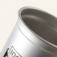 Gobelet en aluminium WELCOTECH ; Gobelet jetable léger pour boissons ; 280 ml 480 ml Gobelet métallique écologique recyclable pour fête avec logo personnalisé